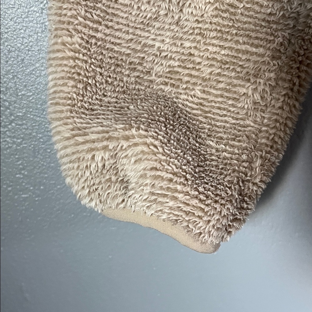 The North Face Osito Women's Jacket Beige Full Zip Fuzzy Medium - Picture 3 of 8